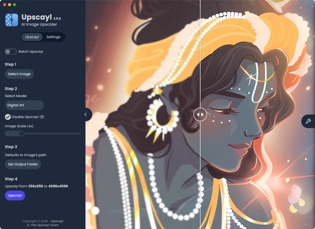 Upscayl: 开源的 AI 图片超分辨率工具