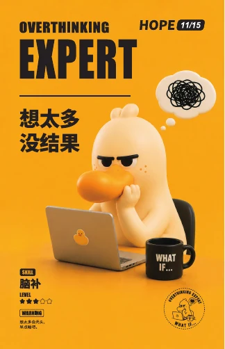 奶油鸭情绪海报 11